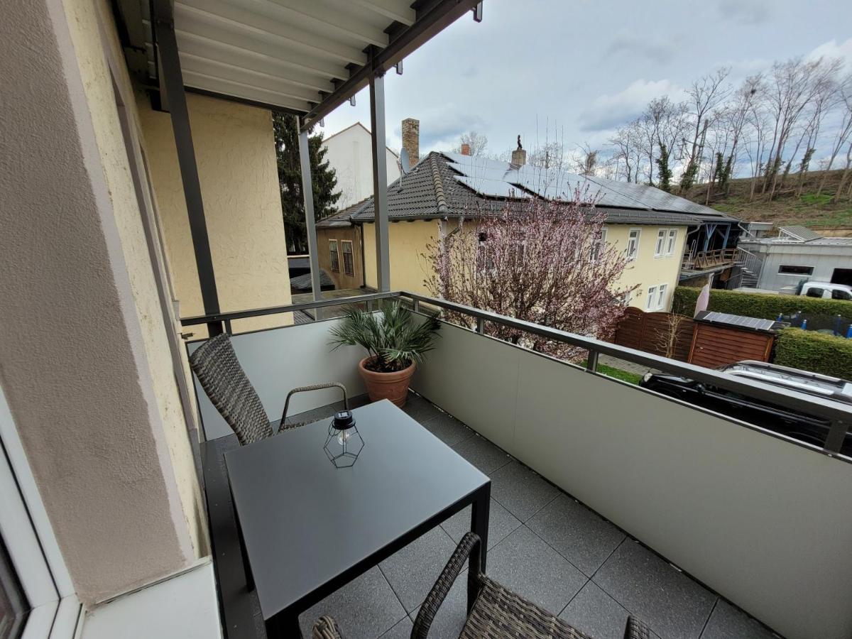 Ferienwohnung Oder Studio Dresden-Neustadt Inkl Parkplatz Mit Balkon Oder Terrasse Zewnętrze zdjęcie